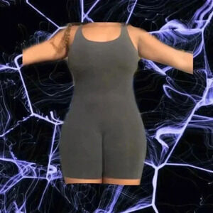 Grey Short Body Suit